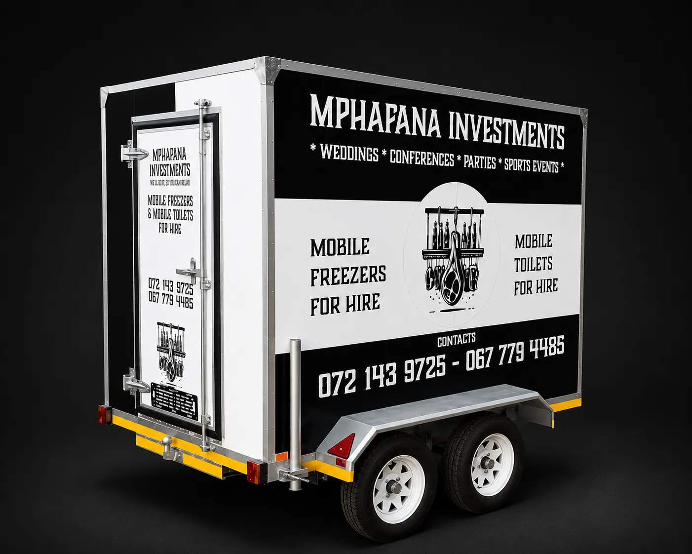 Branded custom fleet trailer